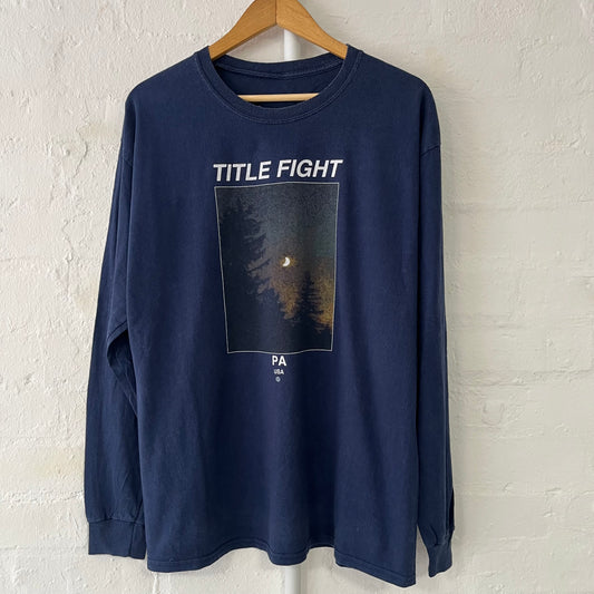 Title Fight PA Moon Long Sleeve Band T-Shirt