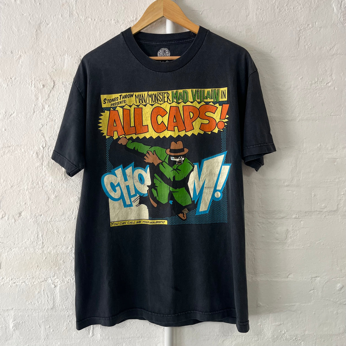 MF DOOM Mad Villain Stones Throw Rap T-Shirt Large 2010s