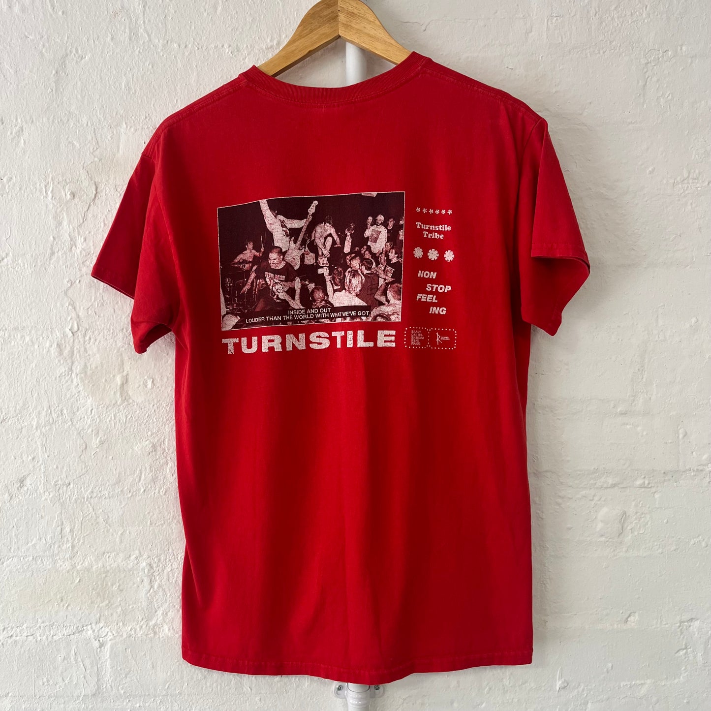 Turnstile Non Stop Feeling Hardcore Band T-Shirt Medium 2010s