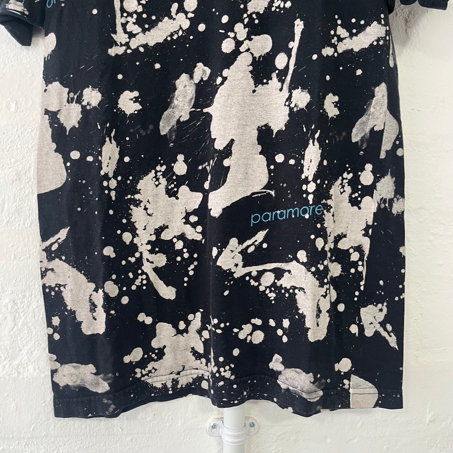 Paramore All Over Print Splatter Band T-Shirt Medium 2000s