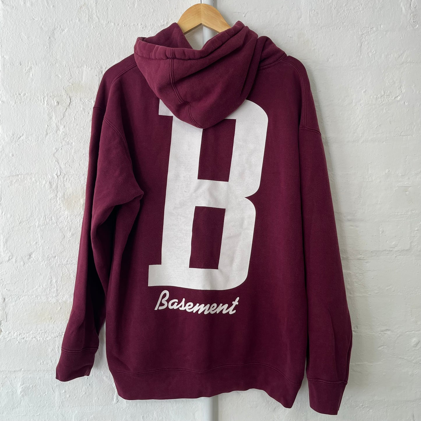 Basement “B” Hoodie Large
