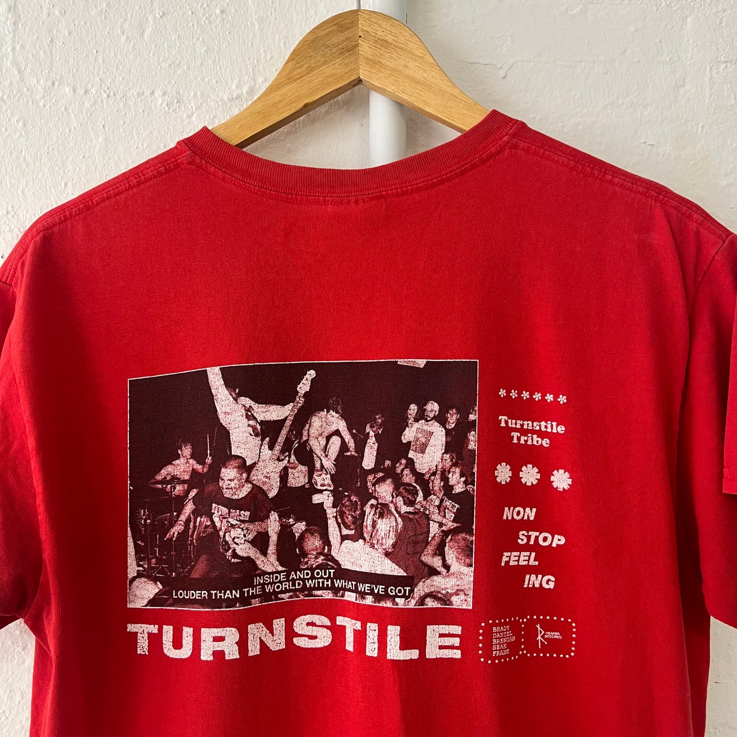 Turnstile Non Stop Feeling Hardcore Band T-Shirt Medium 2010s
