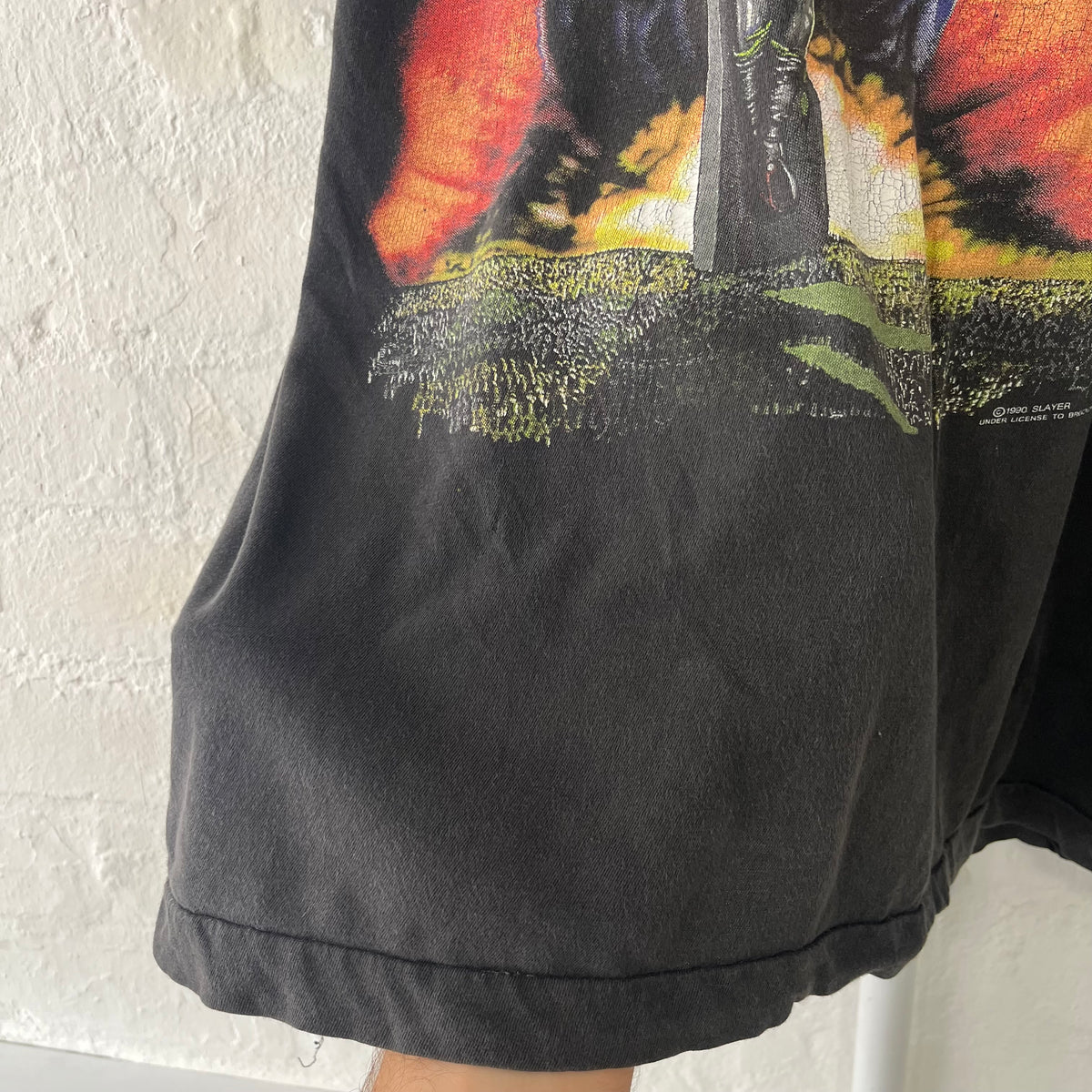 Slayer European Campaign Tour Vintage 1990 Band T-Shirt Large