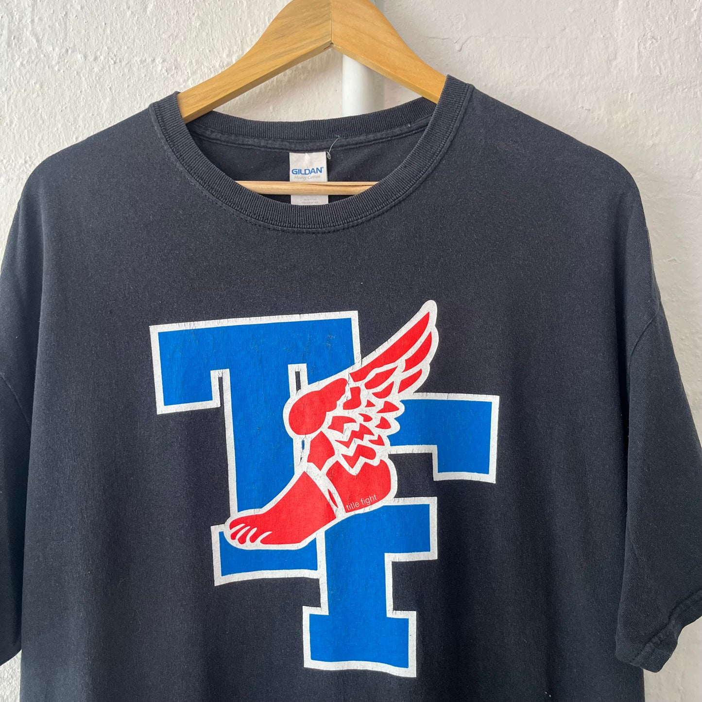 Title Fight P-Wing Polo Rip Band T-Shirt 2010s XL