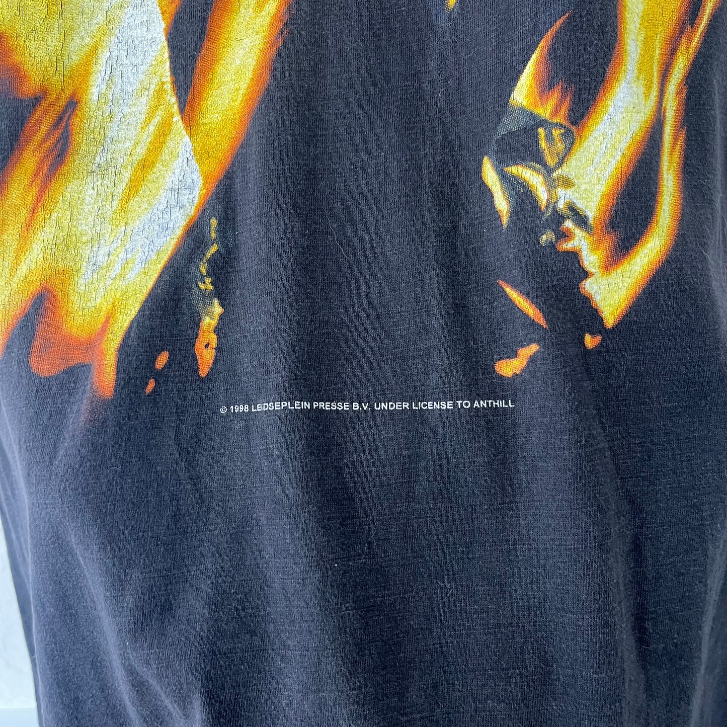 ACDC Bonfire Vintage 90s Band T-Shirt XL Faded