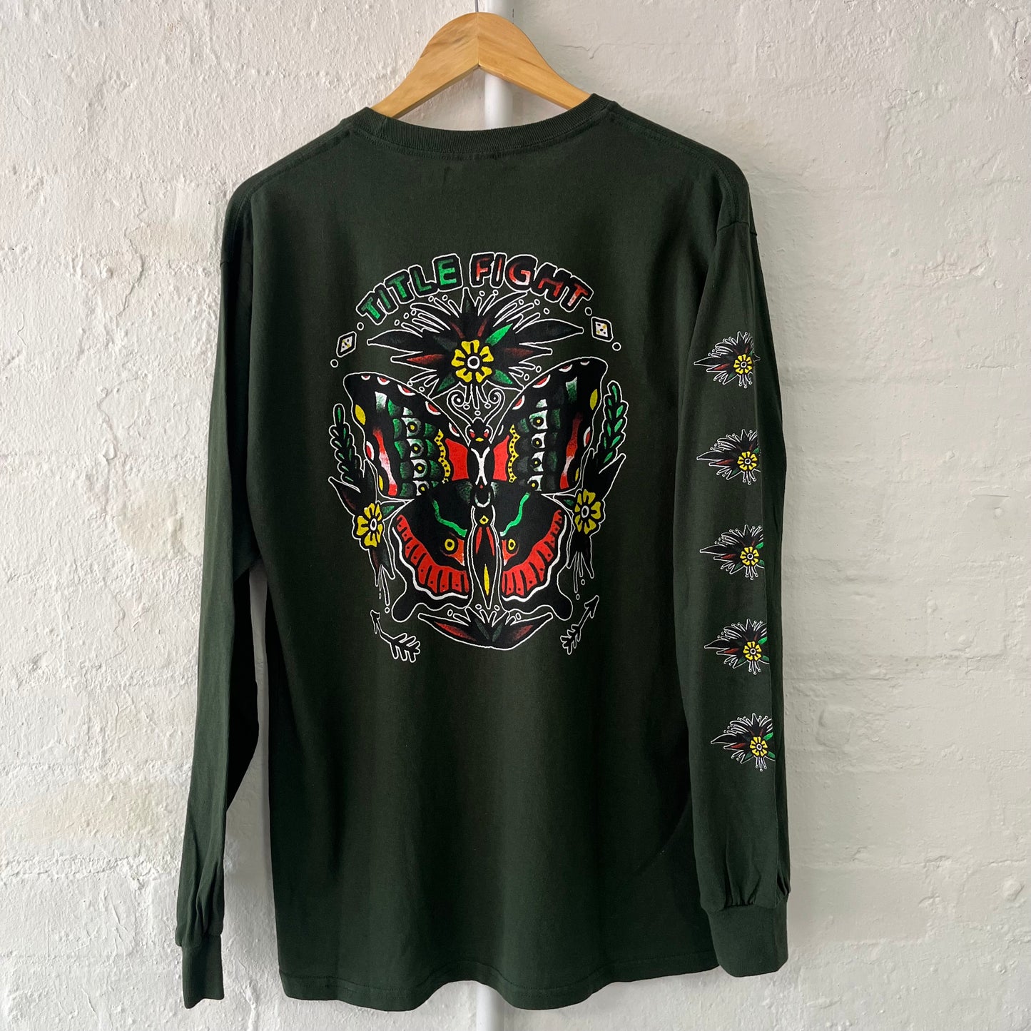 Title Fight Butterfly Band Longsleeve T-Shirt 2013