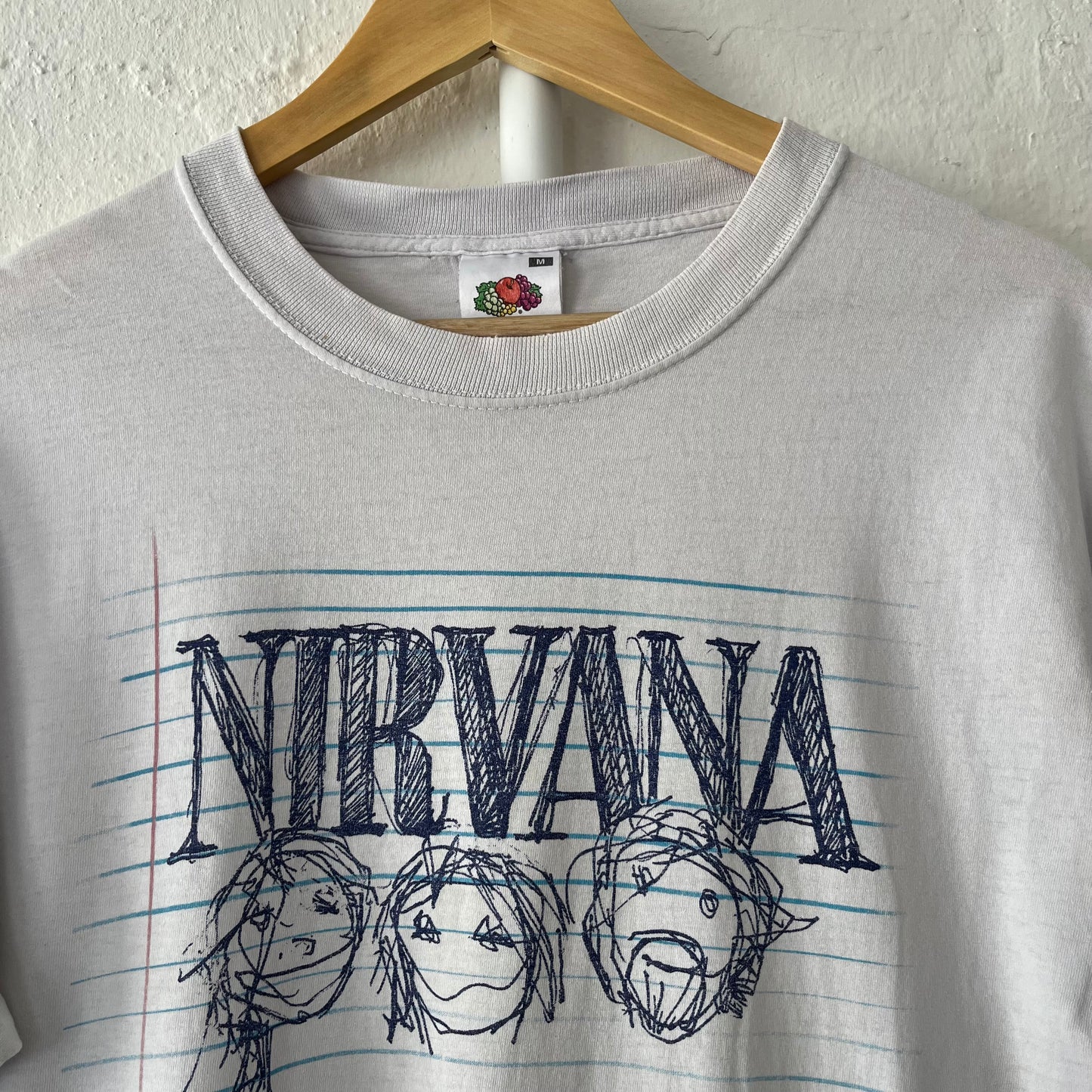 Nirvana Sketchbook Band T-Shirt Vintage Medium