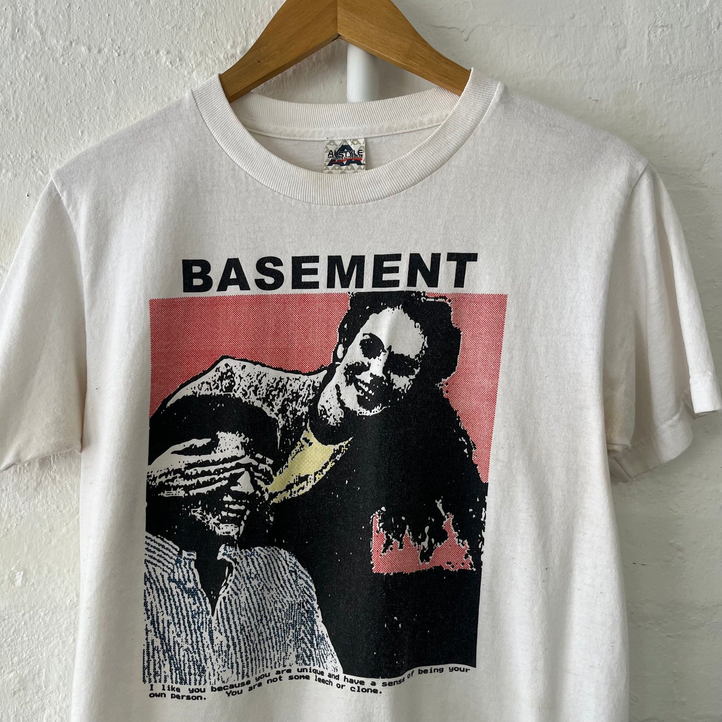 Basement Pixel Couple Band T-Shirt Small 2010s