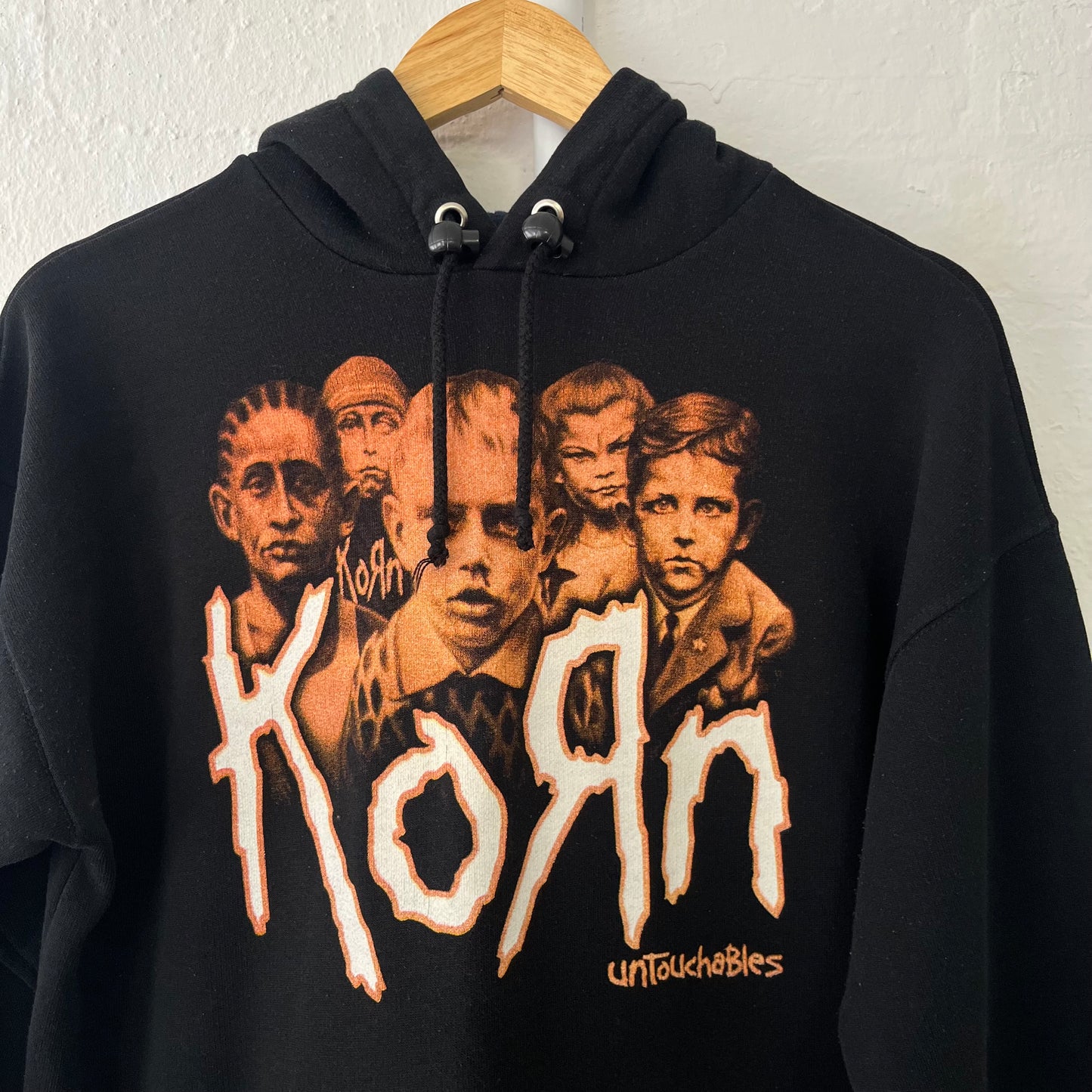 Korn Untouchables Band Hoodie Medium Y2K 2000s Nu Metal